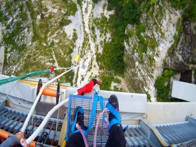 Bungy Jumping con foto e video in Valgadena 175 mt