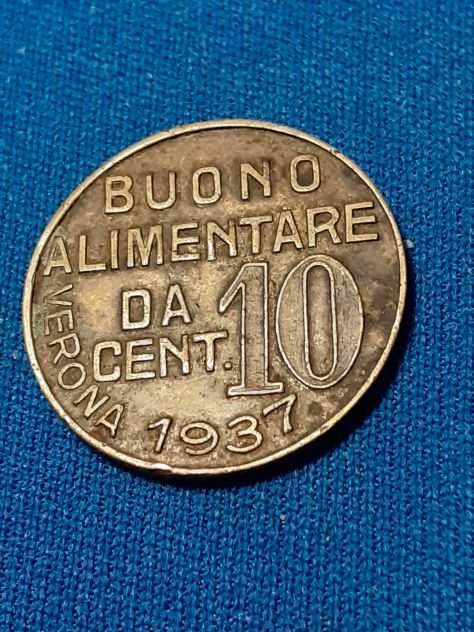 Buono alimentare10 cent. 1937