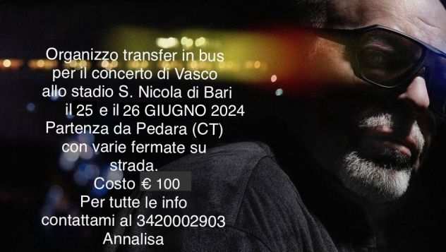 Bus per Vasco a Bari