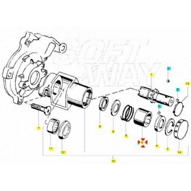 Bussola pignone Piaggio Grillo e Si FL2 - 236382