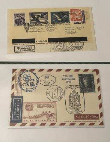Busta postale (32) - BALLONPOST di Austria - Svizzera - Cecoslovacchia - Pro Juventute