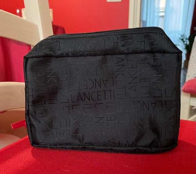 Bustina trousse beautycase Lancetti nera