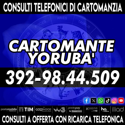 ¸.•*´¨`*•.¸CARTOMANTE YORUBA - LETTURA DEI TAROCCHI AL CELLULARE¸.•*´¨`*•.¸