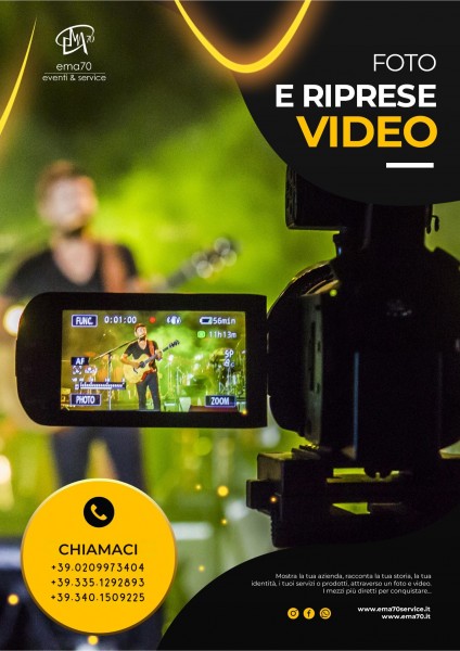 VIDEO CLIP MUSICALI - PER EVENTI AZIENDALI - EVENTI PRIVATI - EVENTI PUBBLICI - SPORTIVI MEETING CONVENTION SFILATE DI MODA – SPETTACOLI TEATRALI – SAGGI DI DANZA