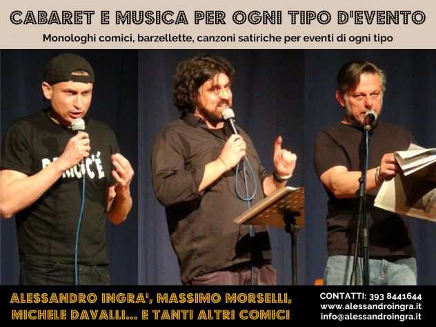 Cabaret a Budrio con Alessandro Ingragrave e Massimo Morselli