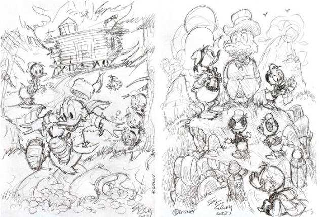 Cabella Sergio Duckburg Adventures - Donald Duck, Uncle Scrooge, the nephews - (2023)