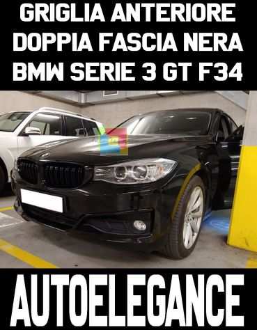 CALANDRE BMW SERIE 3 GT F34 2013 GRIGLIE ANTERIORE DOPPIA FASCIA NERA M SPORT