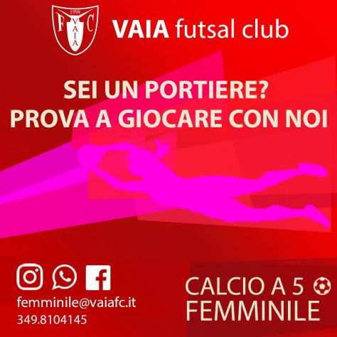 CALCIO A 5 FEMMINILE PORTIERE