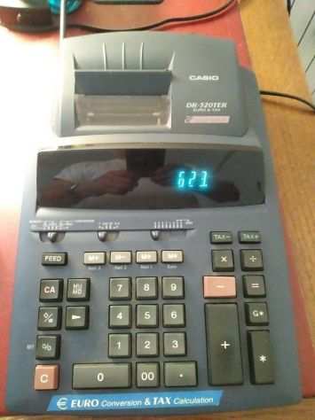 calcolatrice a stampa mod, Casio DR-520 ter
