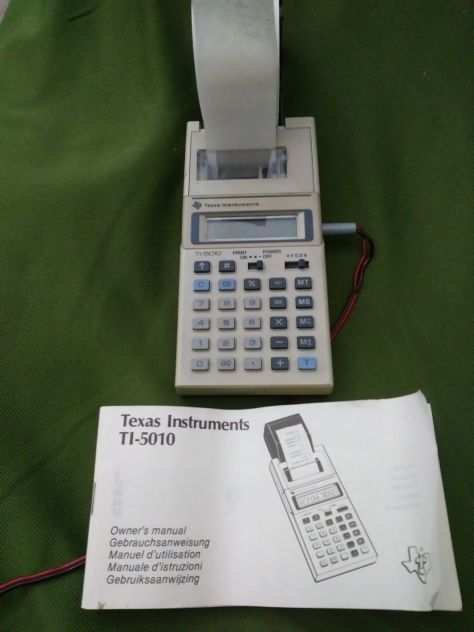 calcolatrice a stampa Texas Instruments mod, TI 5010