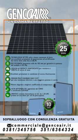 Caldaia a condensazione, pompa di calore, climatizzatore e impianti fotovoltaici