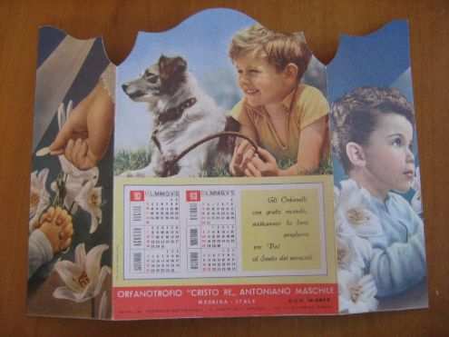 Calendario anno 1960