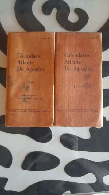 CALENDARIO ATLANTE DE AGOSTINI 1949