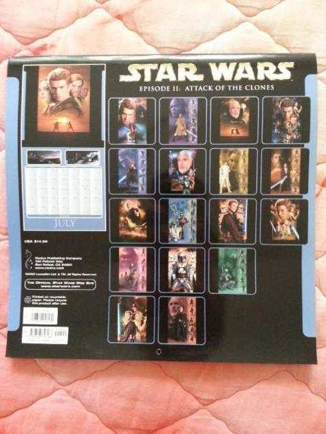 Calendario Star Wars Ep II