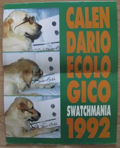 CALENDARIO SWATCHMANIA 1992 ADESIVO STICKER