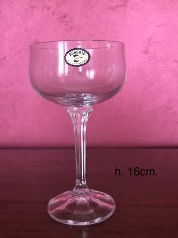 Calici champagne in cristallo di Boemia x 12