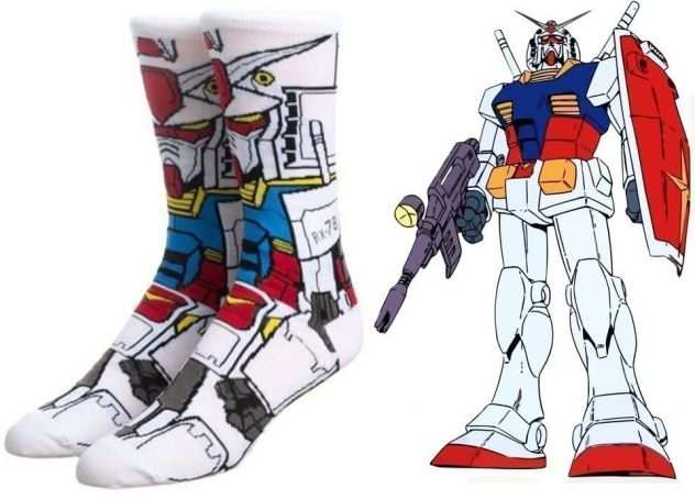 Calzini GUNDAM RX 78 Nuovo esclusivo Richiesta consegna alla mano