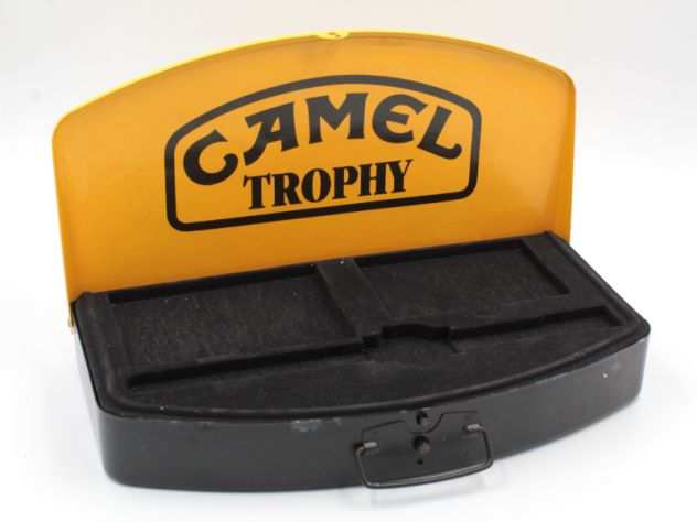 CAMEL Trophy Scatola In Acciaio Originale Gialla E Nero Anni 80 Usata