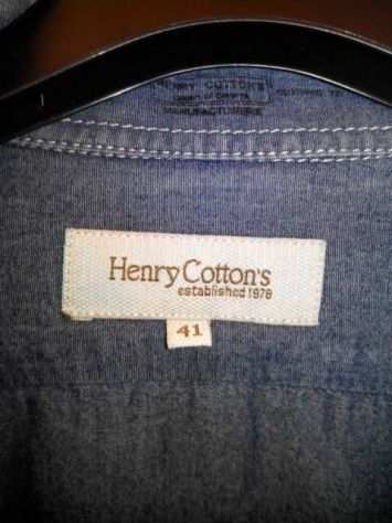 camicia di jeans henry cottons