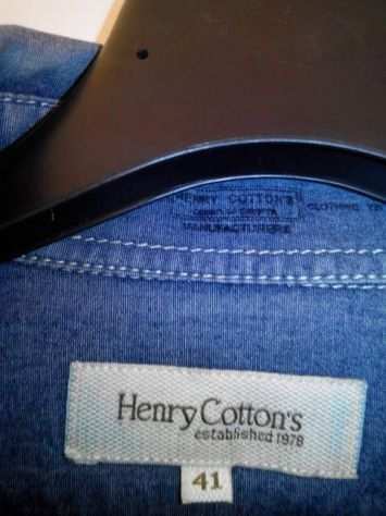camicia di jeans henry cottons