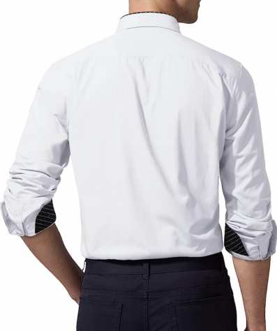 Camicia elegante uomo ufficio cerimonia matrimonio enlision