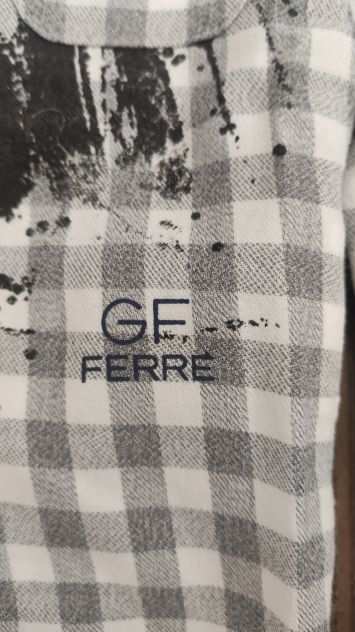 Camicia GF Gianfranco Ferregrave 9 mesi grigio con stampe