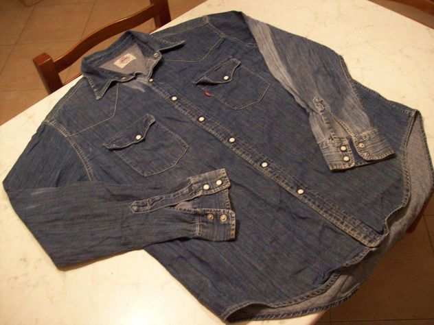 Camicia jeans Levis mis XL col Bluscuro