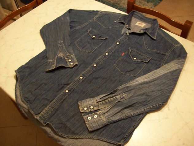 Camicia jeans Levis mis XL col Bluscuro