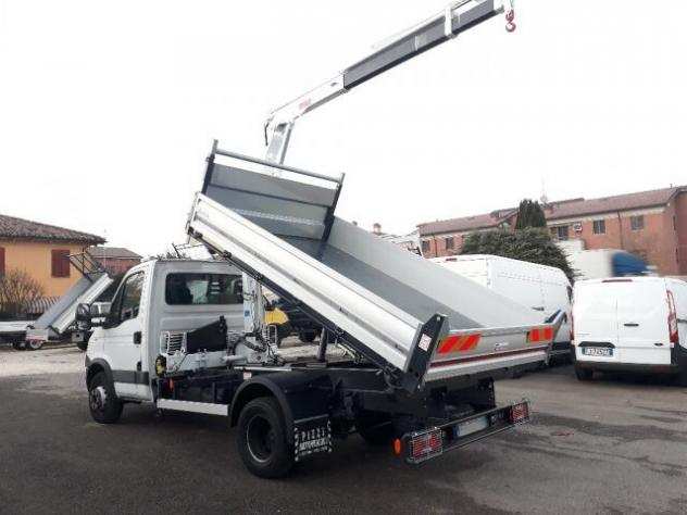 Camion IVECO DAILY 60C15 RIBALTABILE GRU NUOVA P41