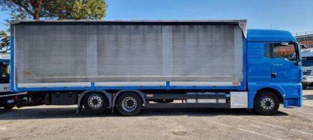 Camion MAN TGX 26.400 CENTINATO ALZA E BASSA MT 9.60 RETARDER