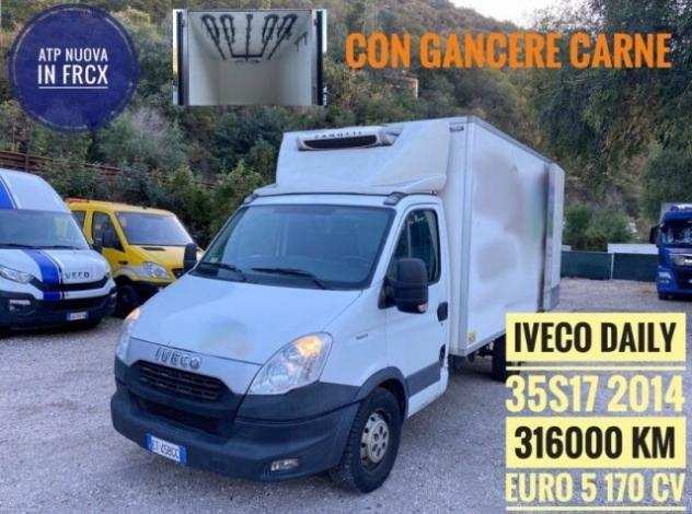 Camion ribaltabile IVECO DAILY 35S17 CON GANCERE CARNE ATP NUOVO