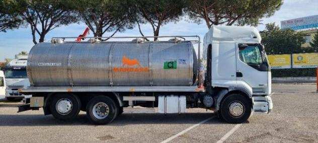 Camion ribaltabile RENAULT PREMIUM 420DCI RETARDER CISTERNA COIBENTATA 16.000