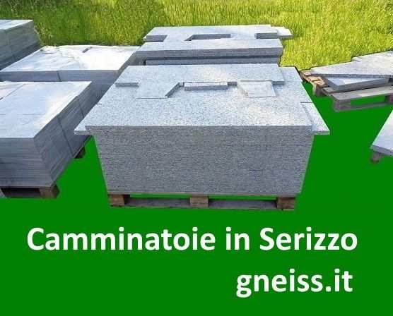 Camminatoie in SERIZZO ideale per Giardini