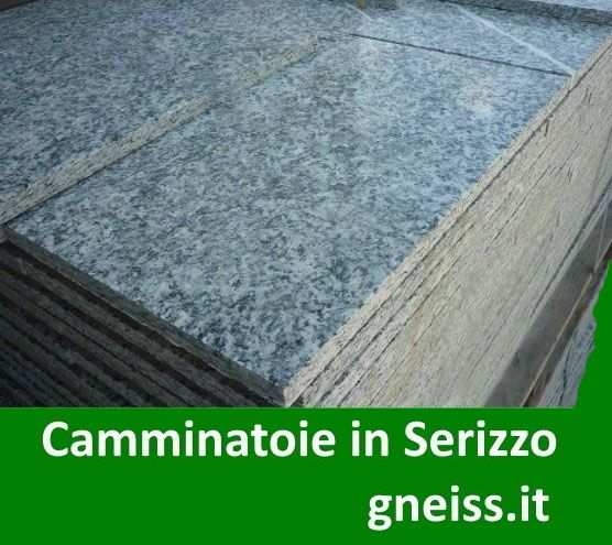 Camminatoie in SERIZZO ideale per Giardini