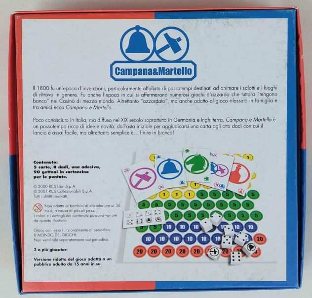 CAMPANAampMARTELLO CollanaIl mondo dei giochi numero 34 Ed.Fabbri Editori, 2001