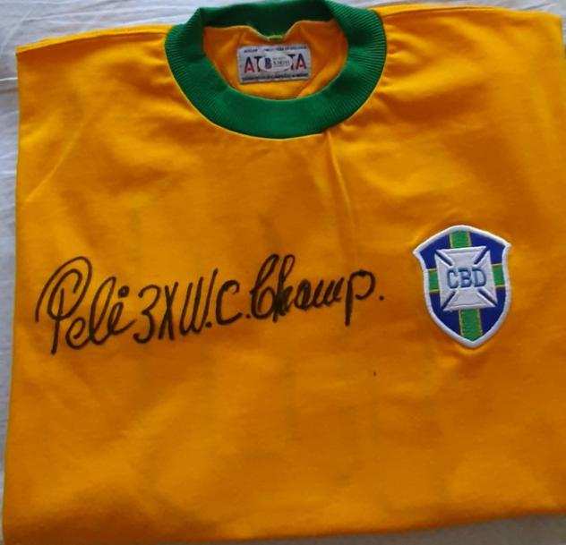Campionati mondiali di calcio - Peleacute - 1970 - Autografo, Magliettae