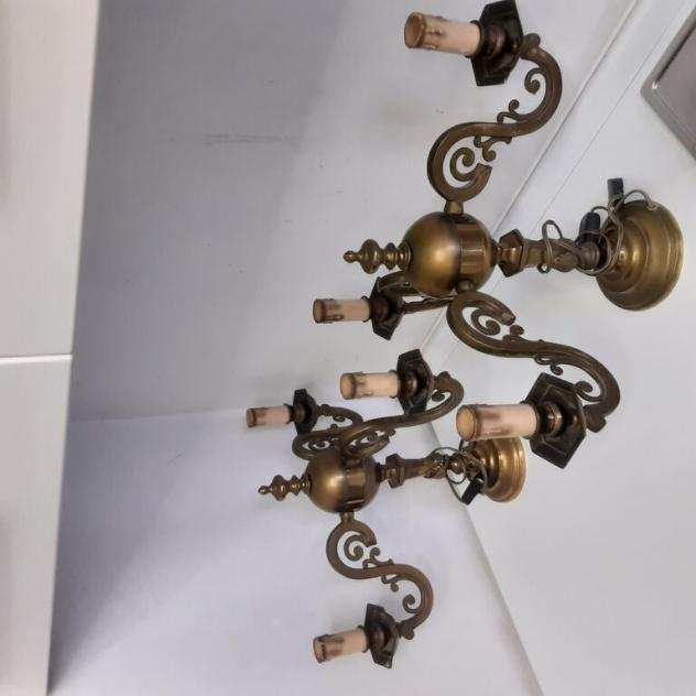 Candelabri ottone