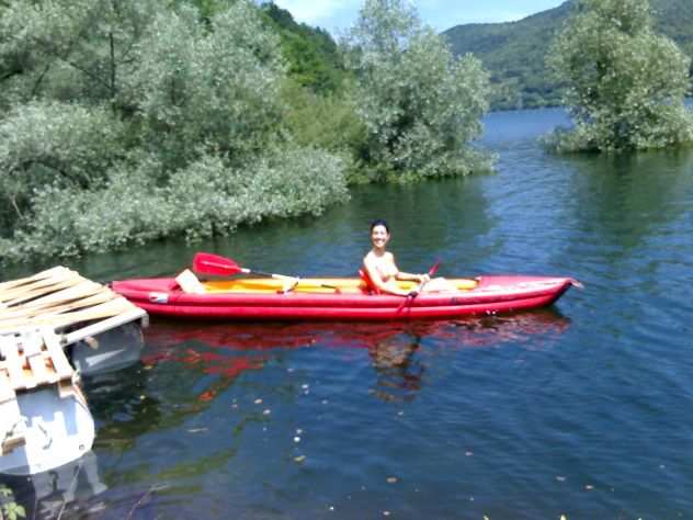 Canoa Grabner gonfiabile tre posti