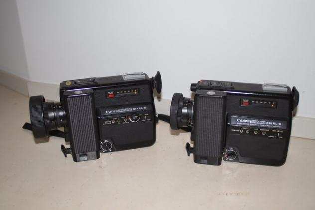 Canon 2x Vintage cinepresa Super 8 CANOSOUND 514 XL-S and 312 XL-S Cinepresa