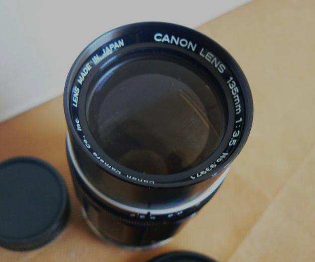 Canon 3.5-135mm lens M39 LTM screw mount. Japan 1952-58. Fotocamera a telemetro (Senza Prezzo di Riserva)