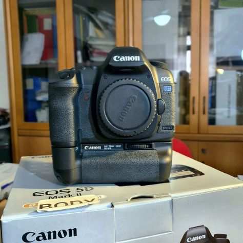 Canon 5D Mark II  Impugnatura BG-6E  Adatt. LP-6E  accessori