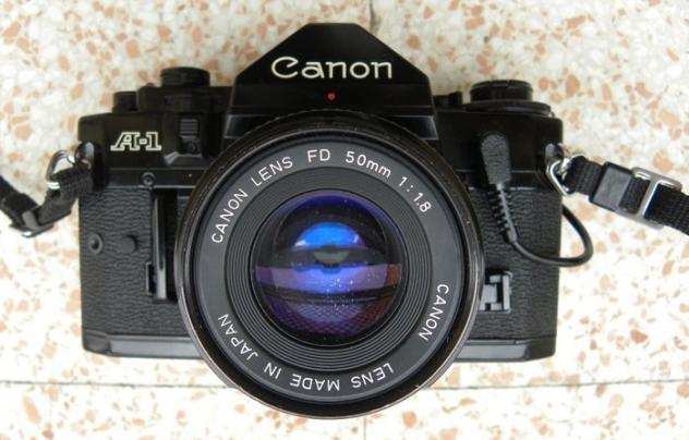 Canon A-1  Data Back A  FD 1,850mm Fotocamera con mirino