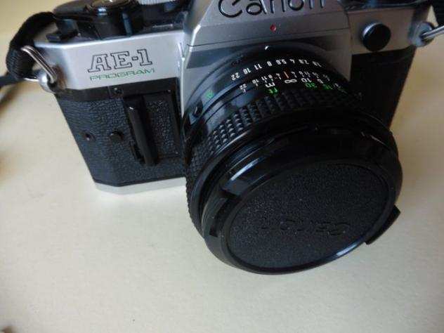 Canon AE1 PROGRAM  50mm24mm70-210mmduplicatore Fotocamera analogica