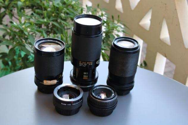 Canon, Cosina, Tamron, Vivitar, Pentax Canon T70  50mm 4 extra lenses