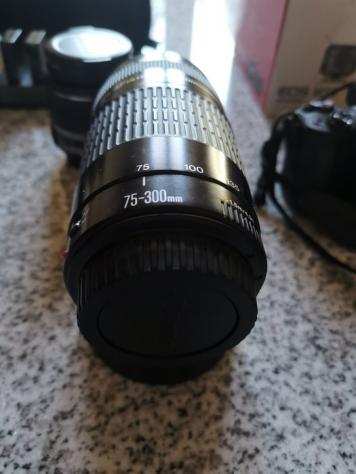 Canon EF 75-3004-5.6 USm  EF-S 18-55 Obiettivo zoom