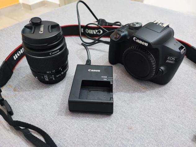 Canon EOS 2000d  Canon ef-s 18-55mm IS II Fotocamera digitale