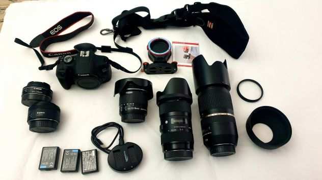 Canon EOS 2000d piugrave accessori