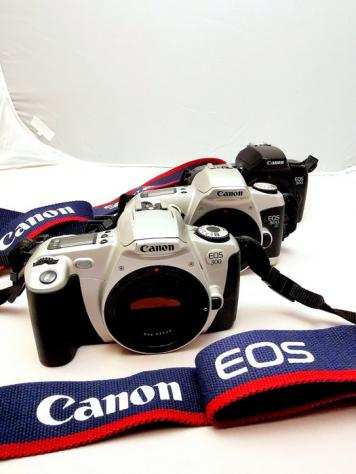 Canon EOS 3 Corpi macchina EOS 300, EOS 500, EOS 500N  3 tracolla originali CANON Fotocamera analogica