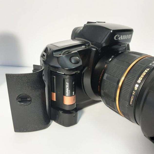 Canon EOS 5  Tamron 24-135mm AF con paraluce petalo  Canon 75-300mm