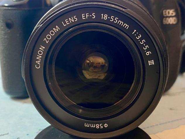 Canon EOS 600D  EF-S 18-55mm f 3,5-5,6 III con solo 8500 scatti Fotocamera reflex digitale (DSLR)